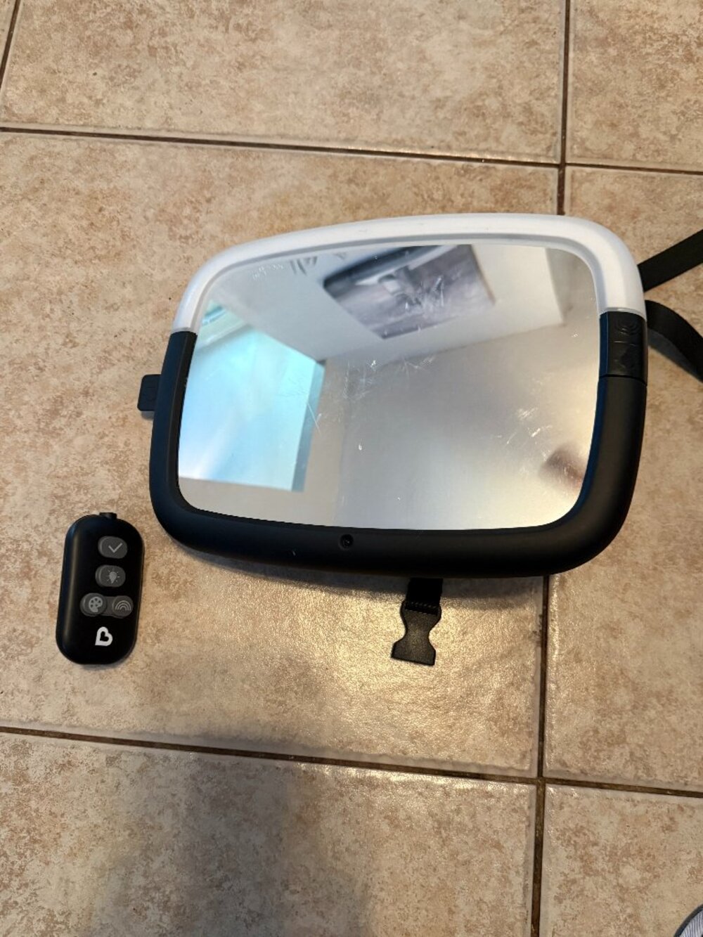 Munchkin® Brica® Night Light™ Pivot Baby in-Sight® Adjustable mirror/remote (006